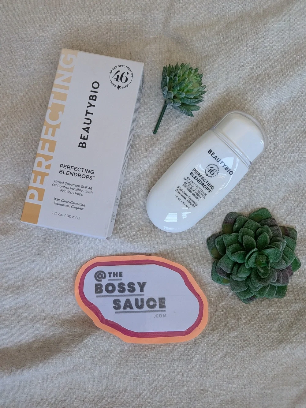 BeautyBio The Perfector Oil Control Invisible SPF 46 Blendrops NWT